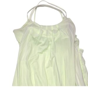 Lululemon lime green athletic tank top size 4
